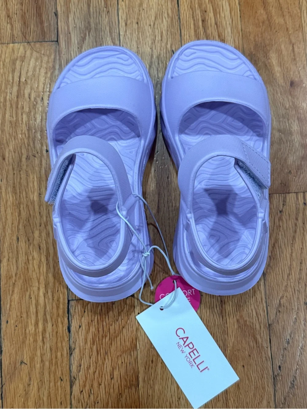 Capelli of New York Kids' Lavender Comfort Sandals